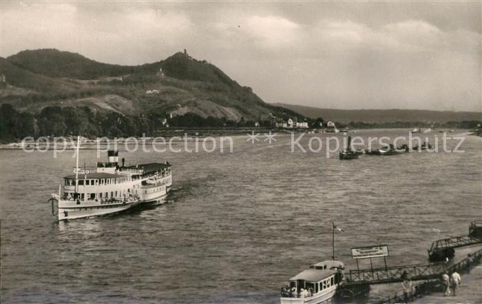 Dampfer Seitenrad Bad Godesberg Drachenfels