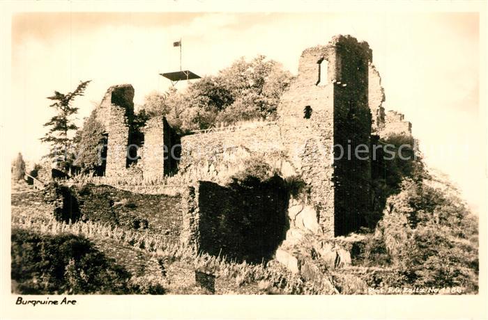 Foto Zeitz F.G. Nr. 1386 Burgruine Are Ahr