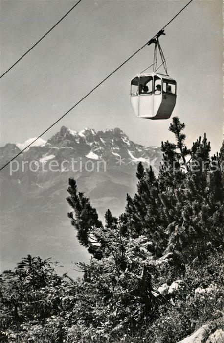 Seilbahn Leysin Telepherique de la Berneuse Dents du Midi