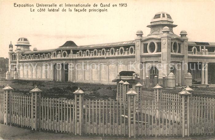 Exposition Universelle Gand 1913 Facade Principale
