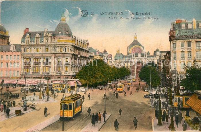 Strassenbahn Antwerpen De Keyzerlei