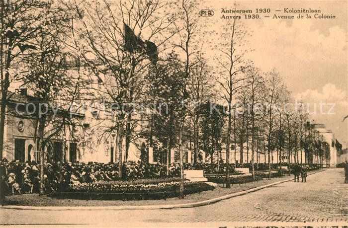 Exposition Internationale Antwerpen 1930 Kolonienlaan