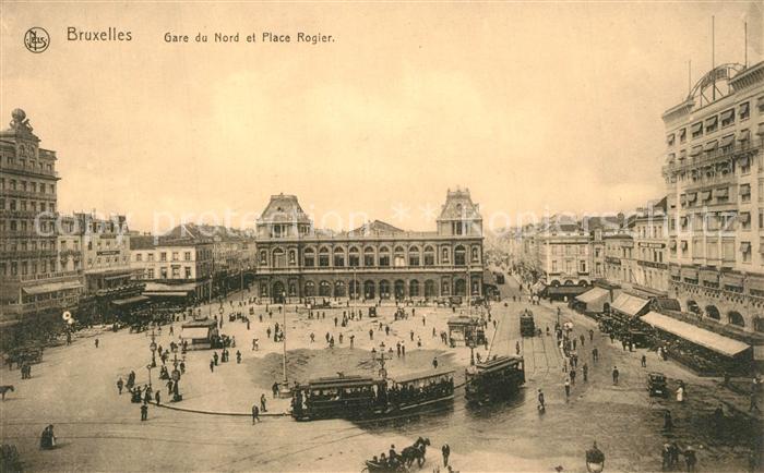 Strassenbahn Bruxelles Gare du Nord Place Rogier