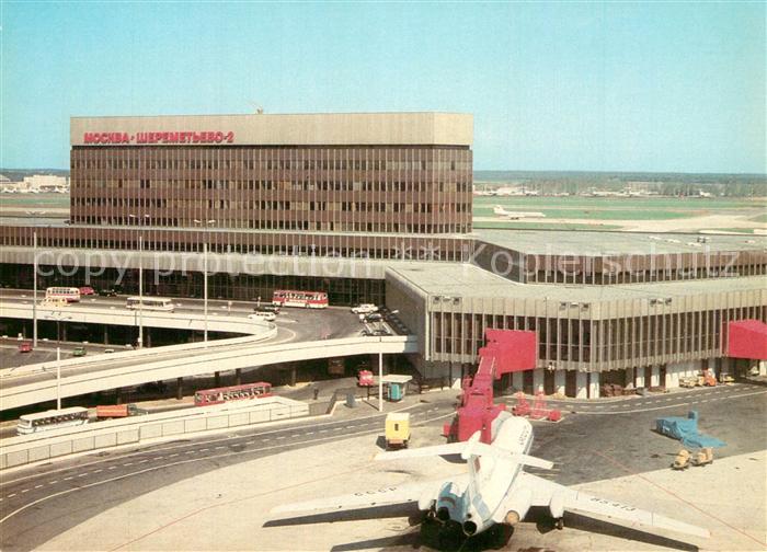 Flughafen Airport Aeroporto Moscow Sheremetyevo-2 International Air