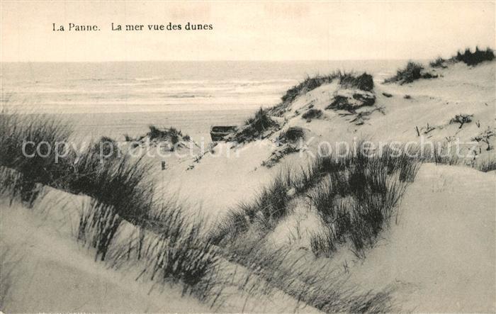 La Panne Veurne Meer Duenen