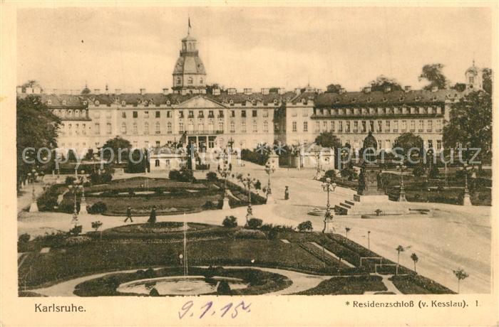 Karlsruhe Baden Residenzschloss