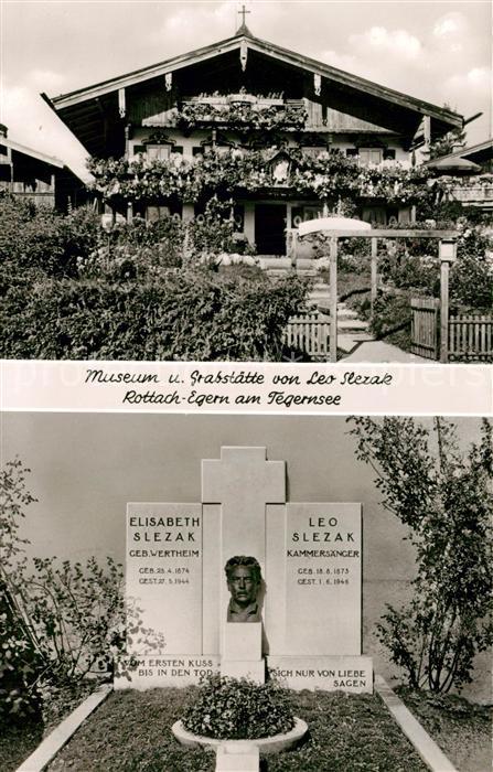 Rottach-Egern Museum Grabstaette Leo Slezak