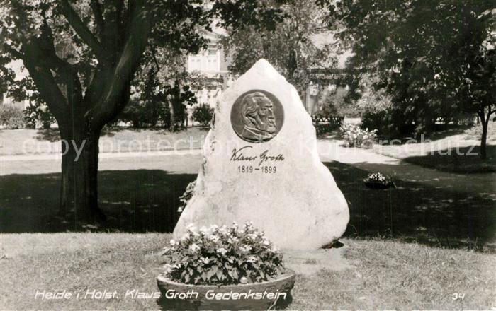 Heide Holstein Klaus Groth Gedenkstein