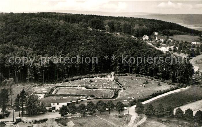 Lamspringe Fliegeraufnahme Schwimmbad