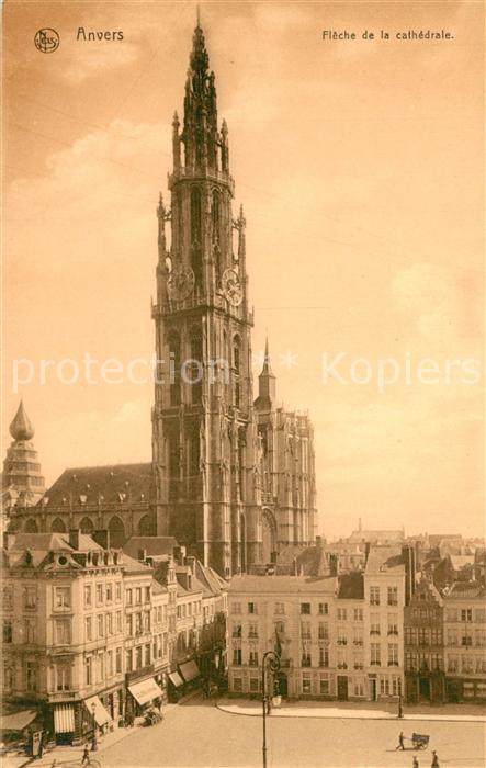 Anvers Antwerpen Fleche de la Cathedrale