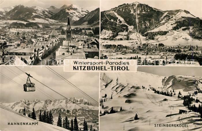 Kitzbuehel Tirol Hahnenkamm Steinbergkogel Winterlandschaften