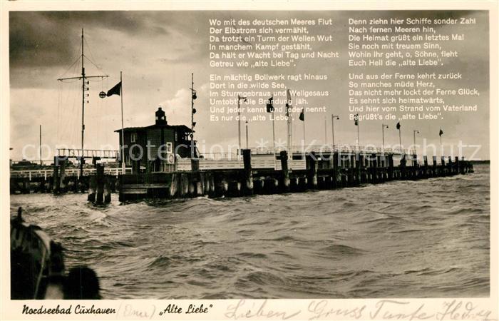 Cuxhaven Nordseebad Alte Liebe Gedicht
