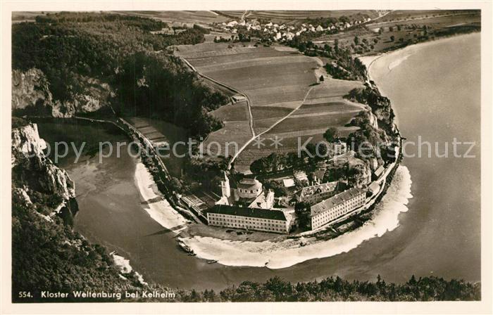 Kloster Weltenburg Fliegeraufnahme