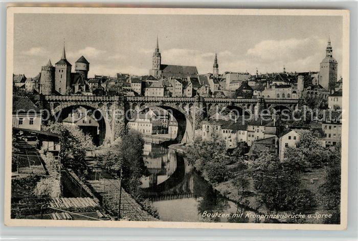 Bautzen Kronprinzenbruecke Spree