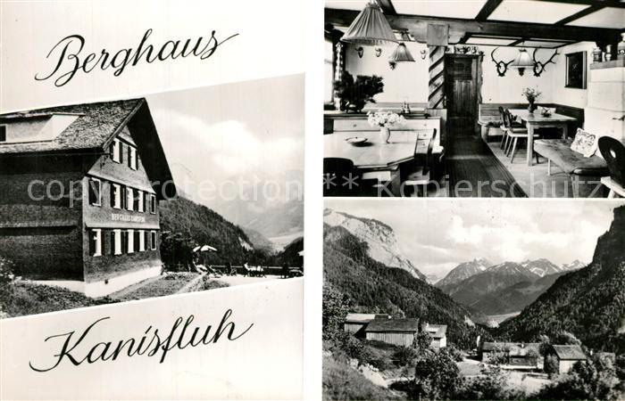 Schnepfau Vorarlberg Berghaus Kanisfluh Gaststube