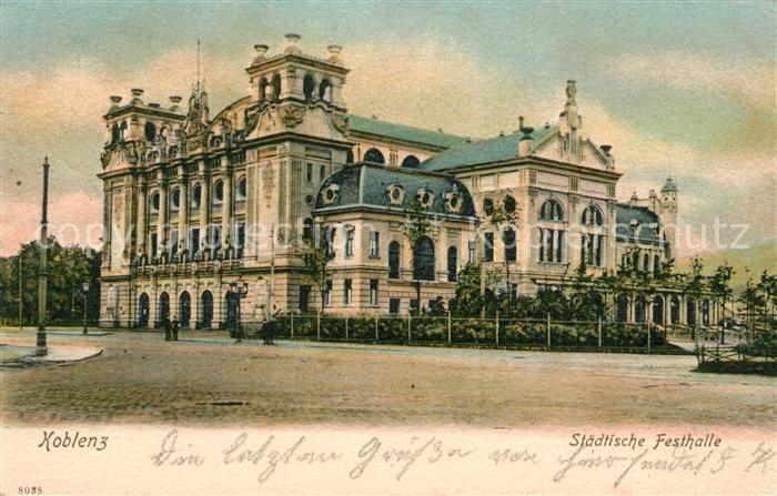 Koblenz Rhein Staedtische Festhalle