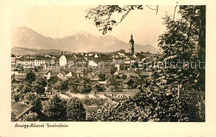 Traunstein Oberbayern Ortsansicht