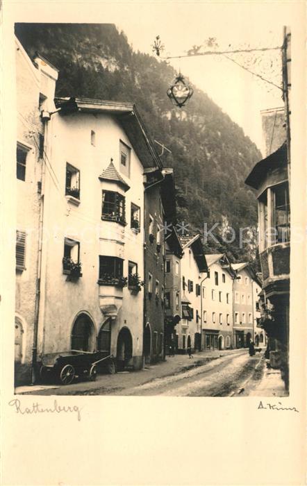 Rattenberg Inn Strassenpartie