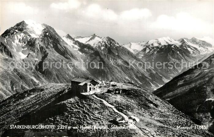 Starkenburgerhuette am Hohen Burgstall Stubaital