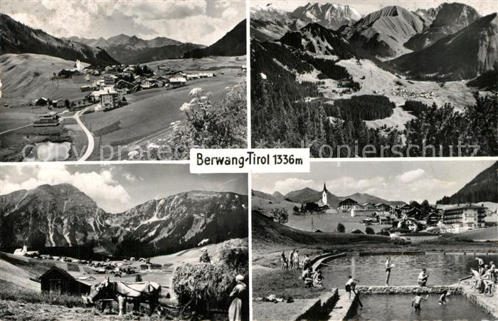 Berwang Tirol Panorama Schwimmbad
