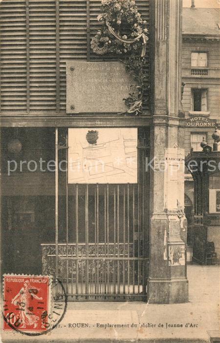 Rouen Emplacementdu bucher de Jeanne d Arc