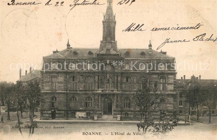 Roanne Loire Hotel de Ville