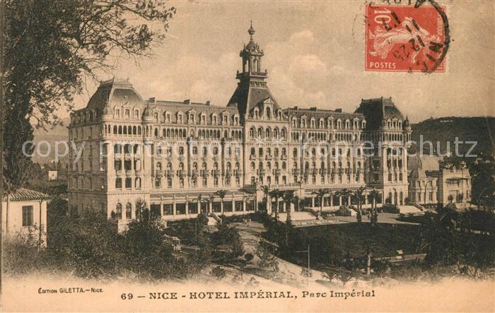 Nice Alpes Maritimes Hotel Imperial Parc Imperial