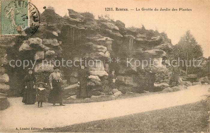 Rennes Ille-et-Vilaine La Grotte du Jardin des Plantes