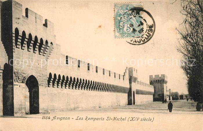 Avignon Vaucluse Les Remparts St Michel