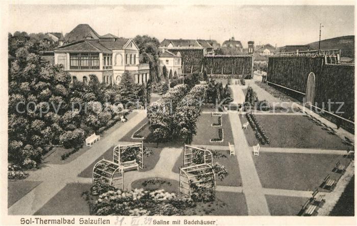 Bad Salzuflen Saline mit Badehaeuser