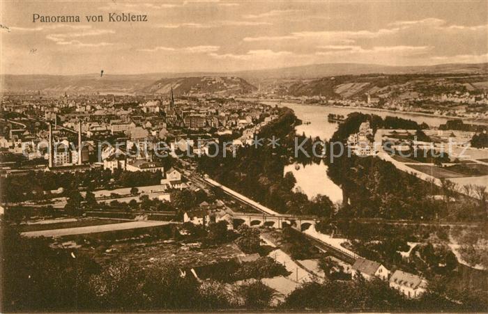 Koblenz Rhein Panorama