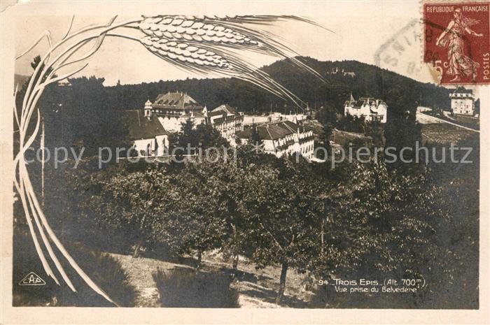 Trois Epis Haut Rhin Elsass Vue prise du Belvedere