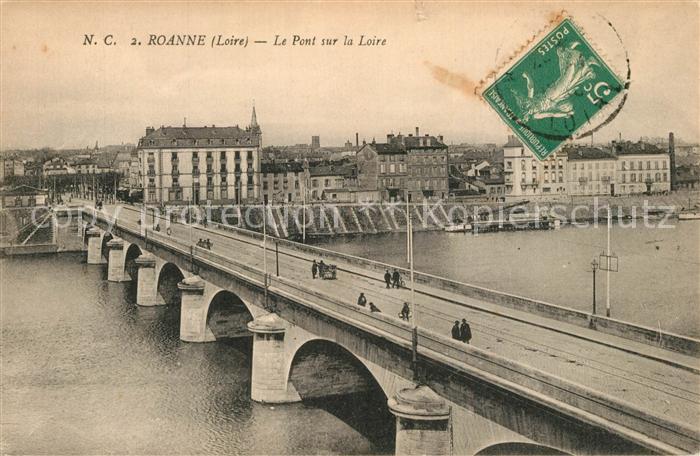 Roanne Loire Le Pont sur la Loire