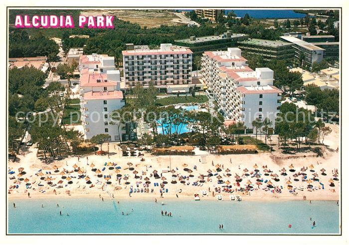 Mallorca Alcudia Park Fliegeraufnahme