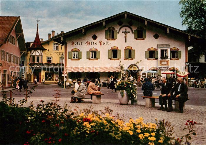 Oberammergau Dorfplatz Hotel Alte Post