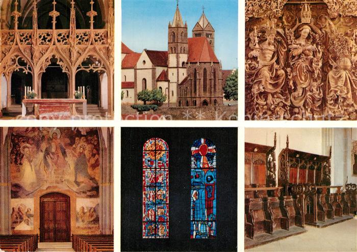 Breisach Rhein St Stephans Muenster Inneres Teilansichten