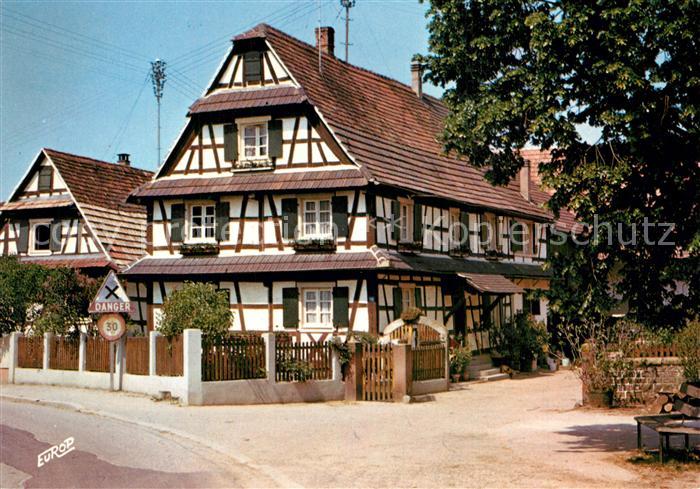 Merkwiller-Pechelbronn Maisons Alsaciennes