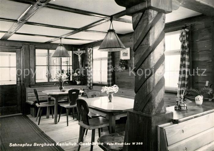 Schnepfau Vorarlberg Berghaus Kanisfluh Gaststube