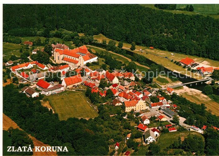 Zlata Koruna Klaster cisterciaku zalozen kralem Premyslem Otakarem Fliegeraufnah