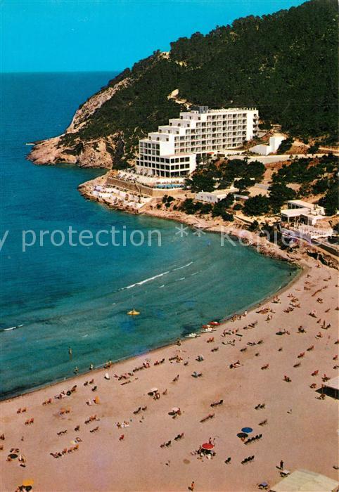 Santa Eulalia del Rio Hotel Cala LLOnga Fliegeraufnahme Strand