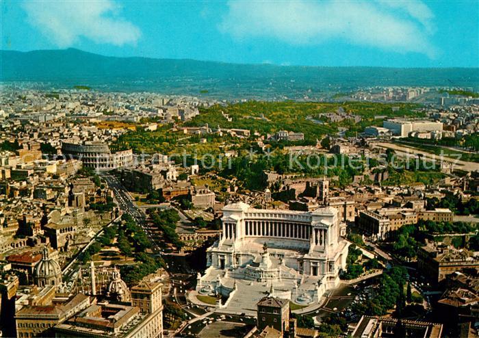 Roma Rom Fliegeraufnahme Monumento a Vittorio Emanuele