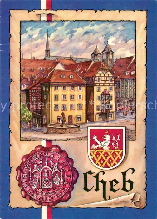 Cheb Eger St?ckl Geb?udegruppe aus 11 Kaufmannsh?usern