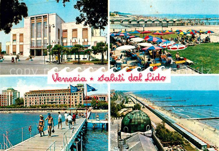 Venezia Venedig Lido Strand Seebr?cke