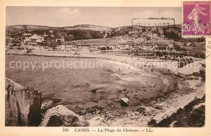 Cassis La Plage du Chateau
