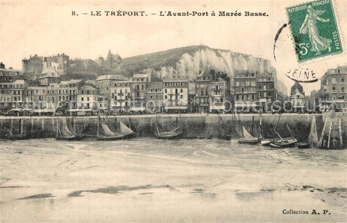 Le Treport Avant Port a Maree Basse
