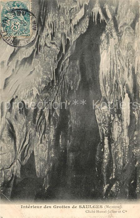 Saulges Interieur des Grottes
