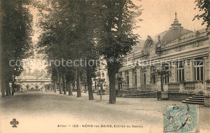 Neris-les-Bains Entreee du Casino