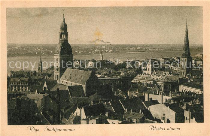 Riga Lettland Stadtpanorama