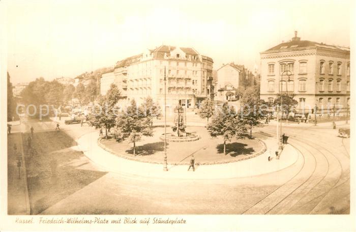 Kassel Friedrich Wilhelms Platz mit Staendeplatz