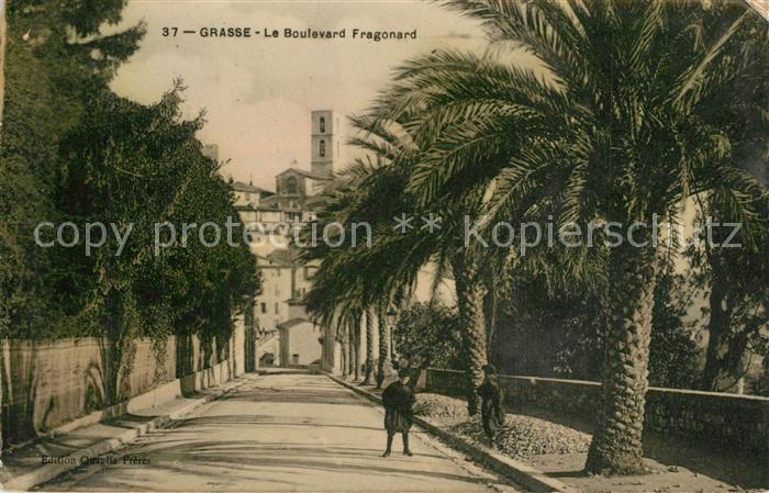 Grasse Alpes Maritimes Le Boulevard Fragonard